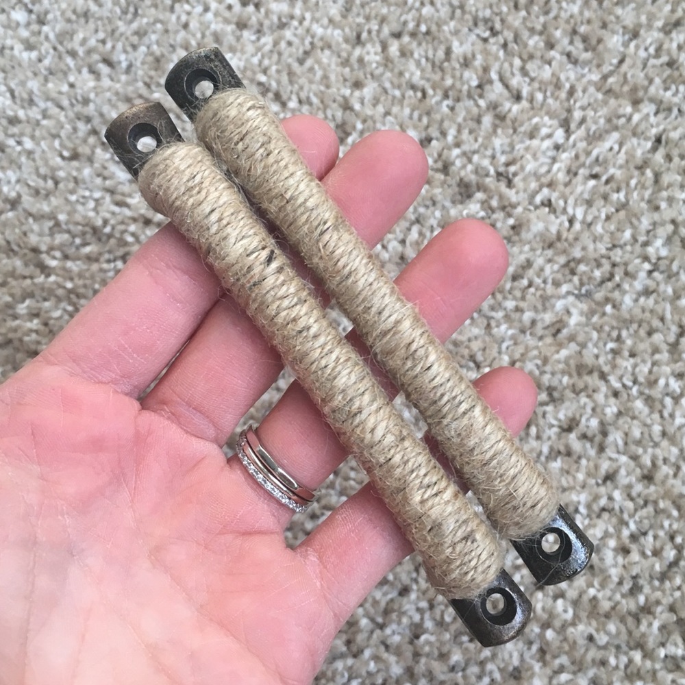Jute rope Drawer Pulls